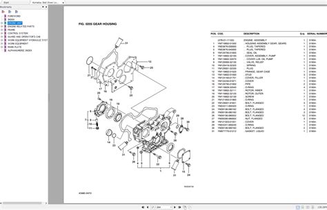 komatsu skid steer parts catalog